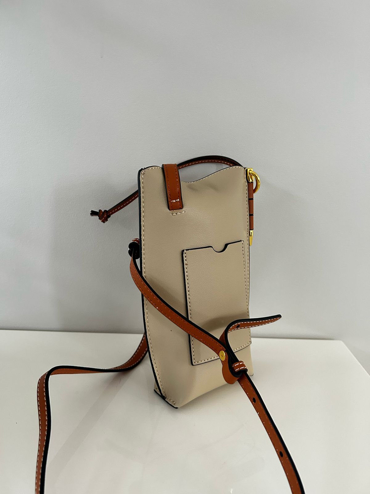 Leather sling bag