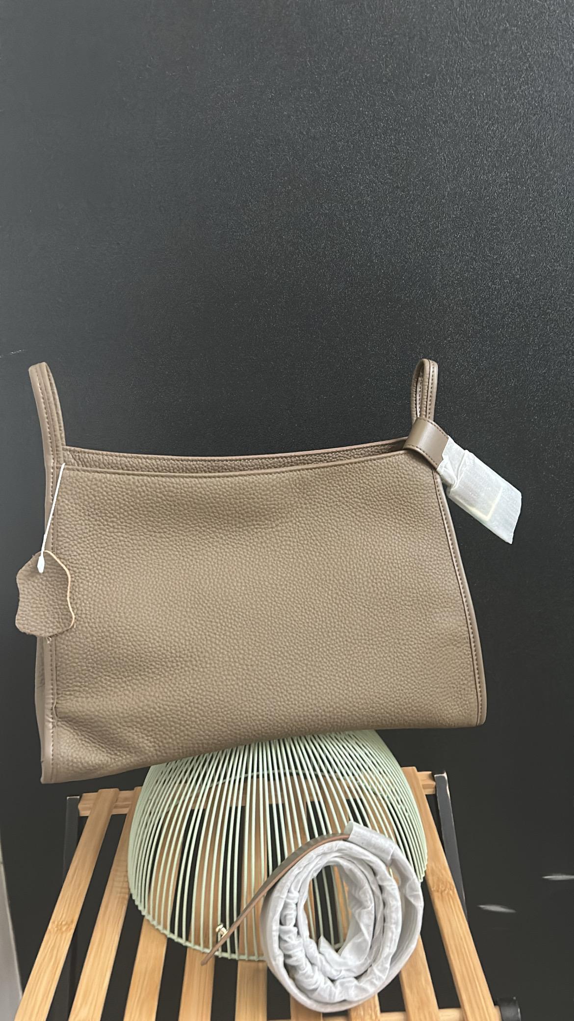 Beige Classic mini leather tote
