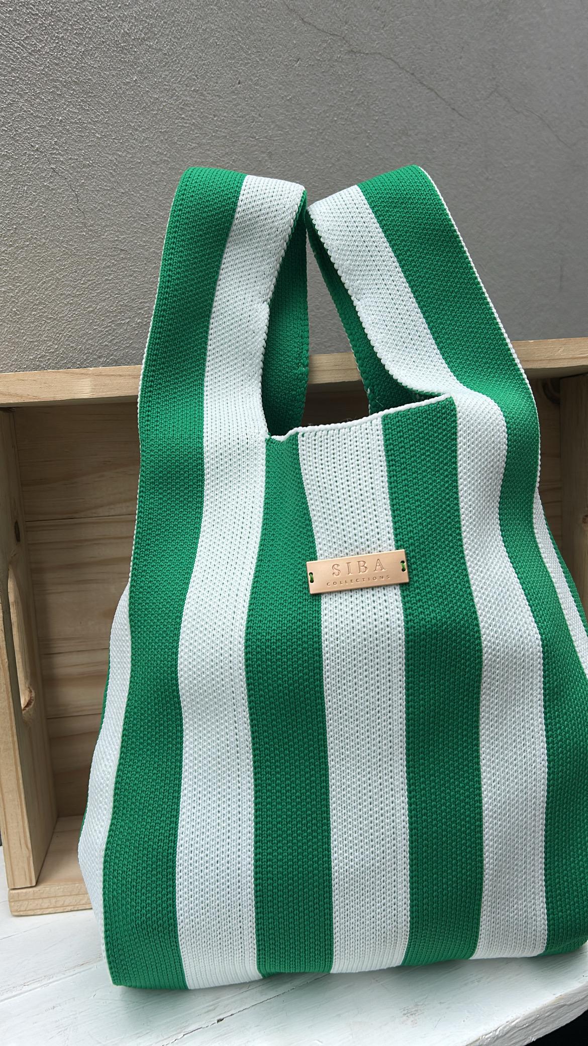 Siba Stripe Canvas Tote