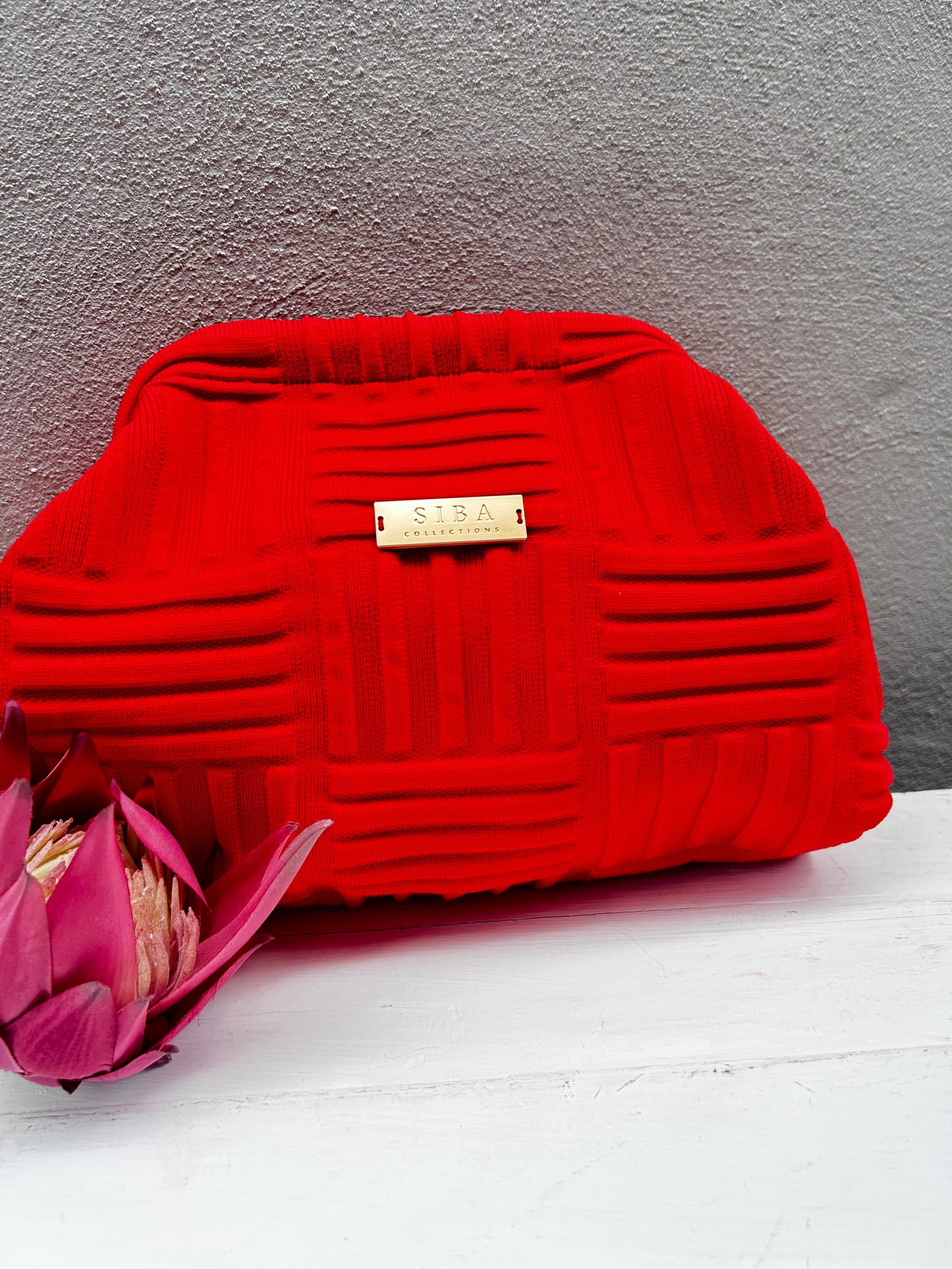 Siba Collections SC Textured Emerald Clutch
