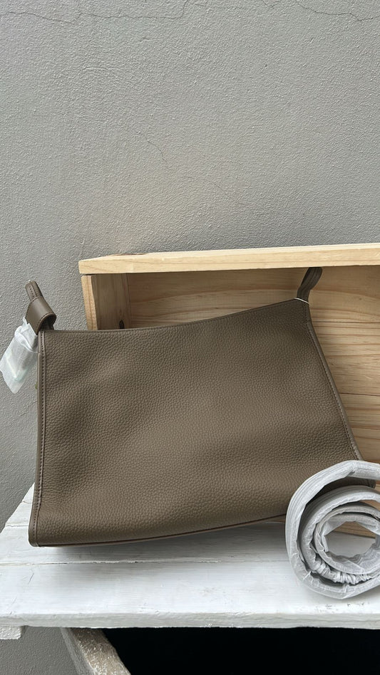 Beige Classic mini leather tote