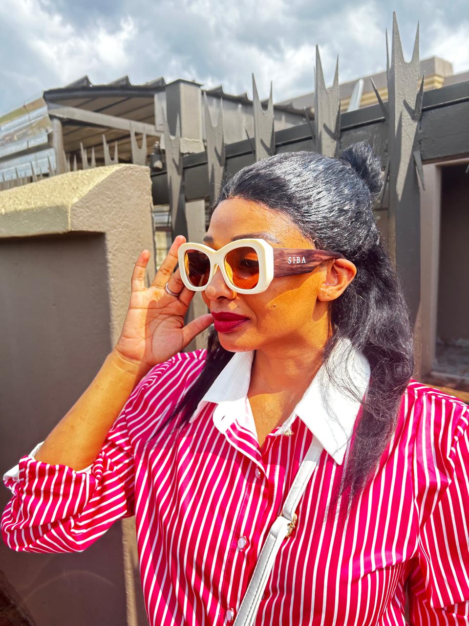 SIBA Retro Chunky Sunglasses
