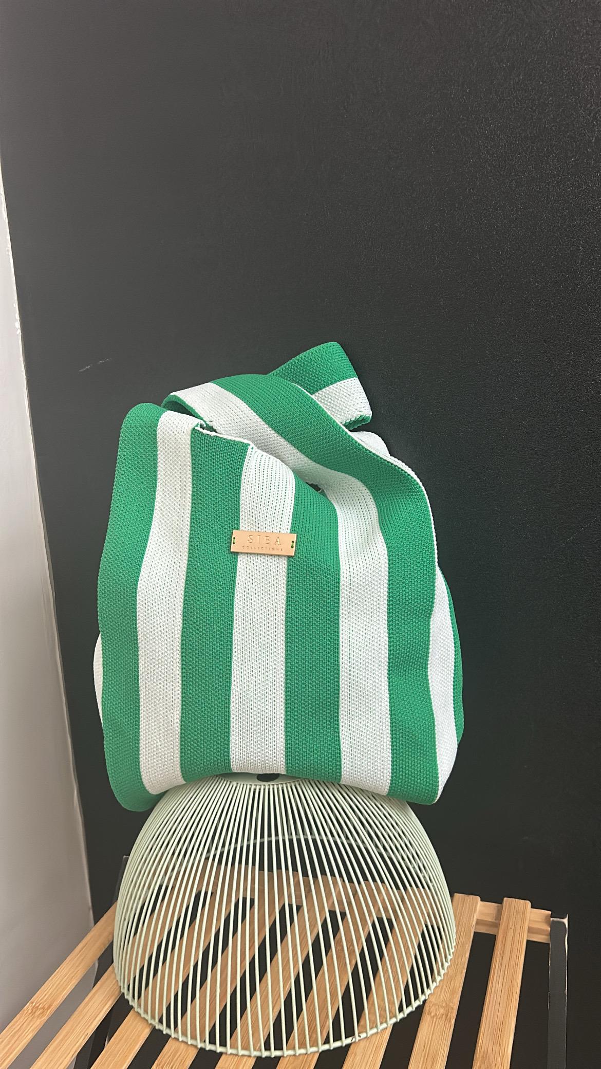 Siba Stripe Canvas Tote