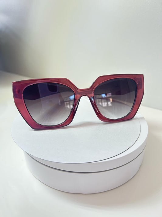 Square cat eye sunglasses