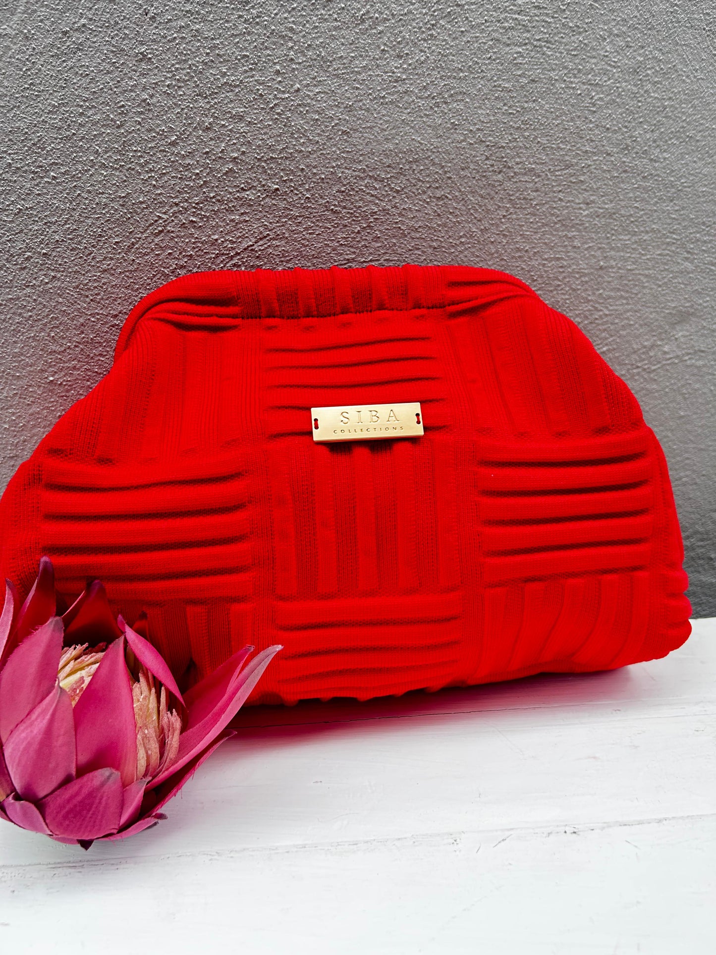 Siba Collections SC Textured Emerald Clutch